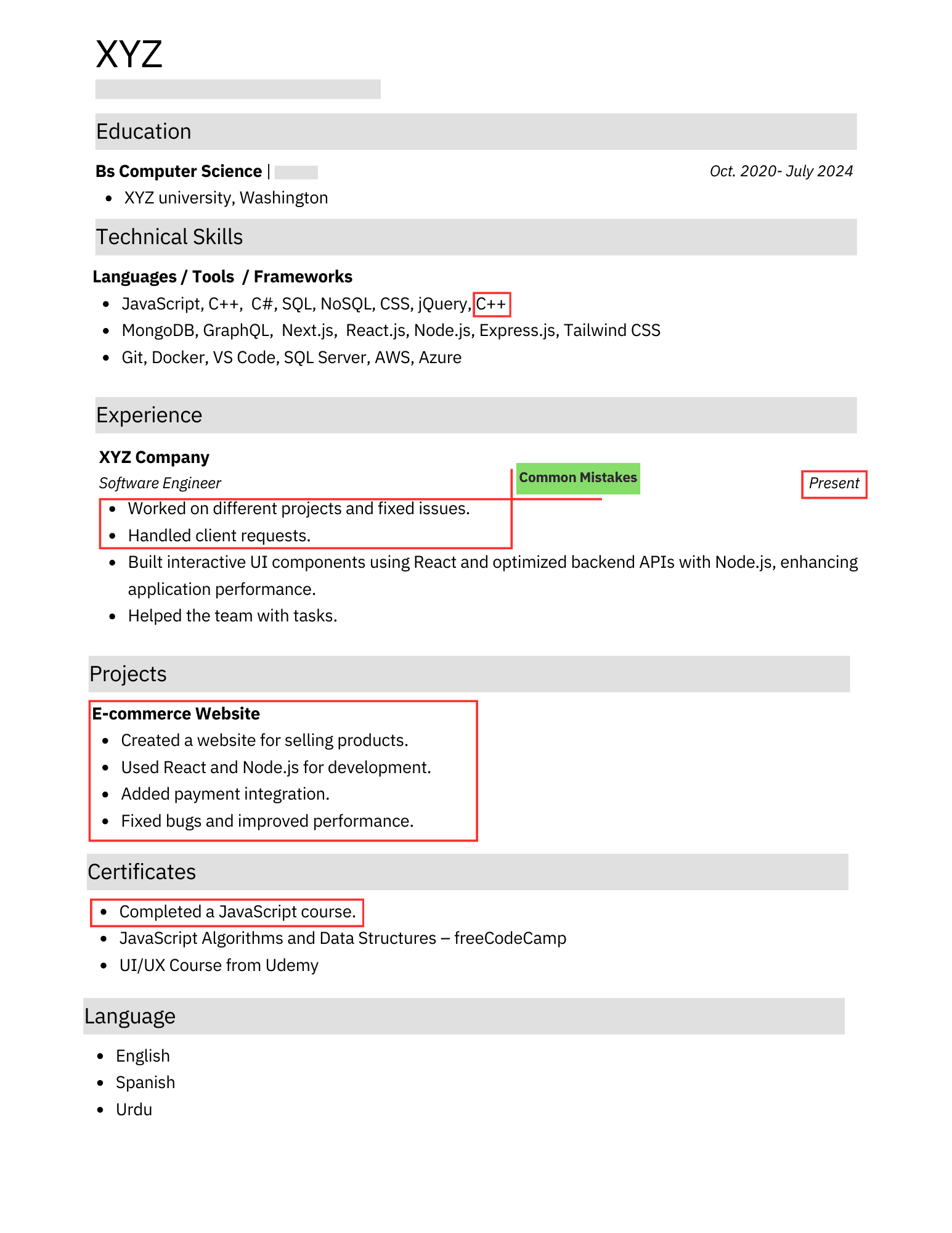 Resume